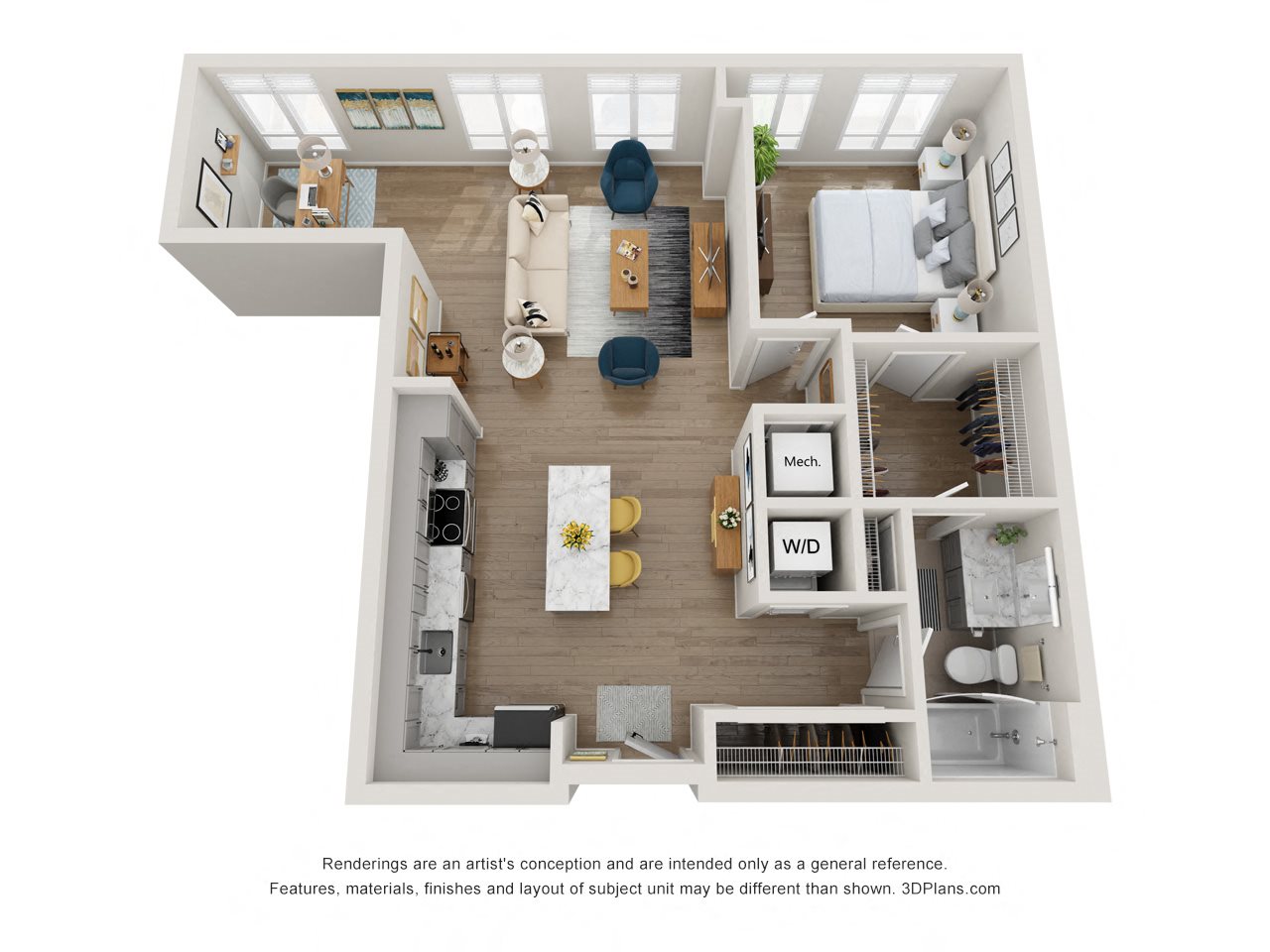 Floor Plans at Wellsmith 13 BR & Studio Apartments Richmond, VA
